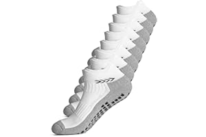 GOGOGOAL Anti-slip Athletic Ankle Sock for Men Women, Grip Football Short Socks, Skid Slipper Sock, Low-cut Trainnning Sock for Soccer Rugby Cricket Tennis Yoga Gym…