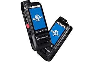 GLOBALPTT 2-Pack Global PTT 4G Walkie Talkies with SIM Cards - Nationwide Coverage Unlimted Communication Long Range PoC Two Way Radios IP67 Waterproof Design