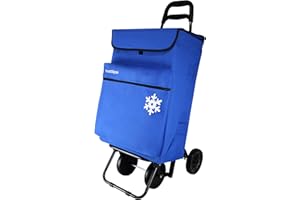 Bastilipo - Julia Azul Océano Carro de la Compra 4 Ruedas Plegables