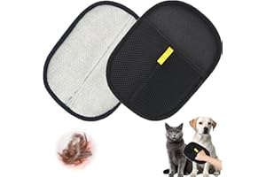 XCNPER 2 PCS Static Removal Gloves Pet Hair,Cat Grooming Glove, Dog Grooming Glove Set, Cat Gloves Grooming Set Reusable Pet Hair Remover Gloves, Versatile Grooming Gloves for Grooming, Deshedding, Washing