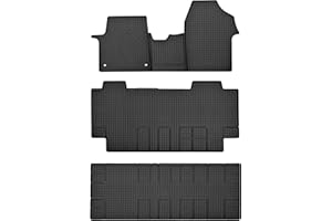 TXTrade Gummimatten geeignet für Vivaro 2020-2024 Zafira Life 2020-2024 9 Sitze