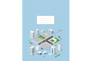 Isometric Graph Notebook - 3D Grid Paper: Large Size 8.5x11 | 110 Pages | Soft Cover Book | For Technical Drawing, Perspective Art, 3D Design, Video Game Modelling