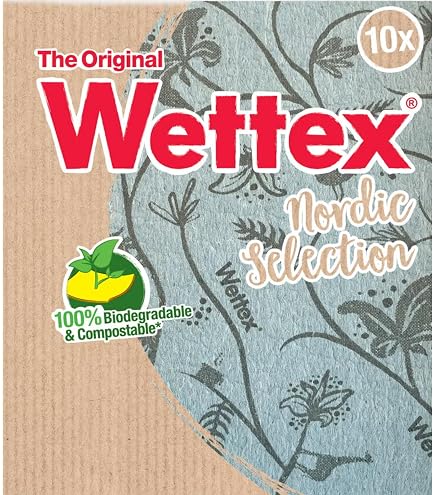 Wettex 30 Panni Magici In Cotone E Cellulosa 100% Naturale - Colore Giallo - Foto 3