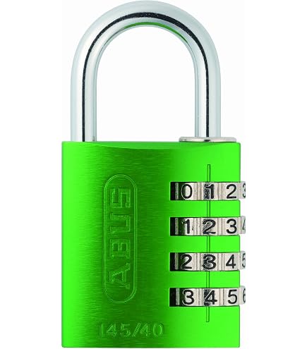 ABUS 9046 Lucchetto In Ottone Massiccio 85/40 Mm: Grillo In Acciaio Temprato Con Protezione Nano Protect, Diametro Arco 6 Mm, Per Valigie, Armadietti, Cancelli