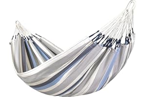 LA SIESTA® Brisa Blue Classic Hammock - Outdoor Relaxation Weather Resistant Simple Hammock, Authentic and Comfortable Relaxation