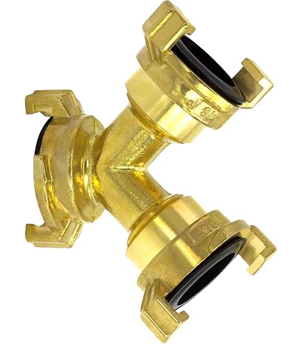 MegaHaustechnik GEKA-Kugelhahn Aus Messing – Schnellkupplung Mit Rotem Hebelgriff, Innendurchlass 18 Mm, Für Trinkwasser