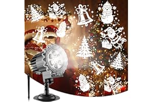 APEXXUS Projektor Weihnachten Aussen, Dynamische LED Weihnachten Projektor Lampe, Wasserdicht Weihnachtsbeleuchtung außen für Garten Fenster Wand Hof Party Weihnachtsdeko