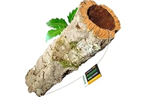 KORK-DEKO Corteza de corcho: cueva de corcho (Tubo de Chorcho) Longitud: 40 cm, Diámetro: 6-11 cm