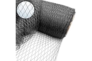 GRO GARDEN PRODUCTS Extra Strong Woven Mesh Garden Netting Heavy Duty Anti Bird Pond Fruit, Pea Plant Protection Professional Grade. Various Sizes (4m Wide, 10m Long)