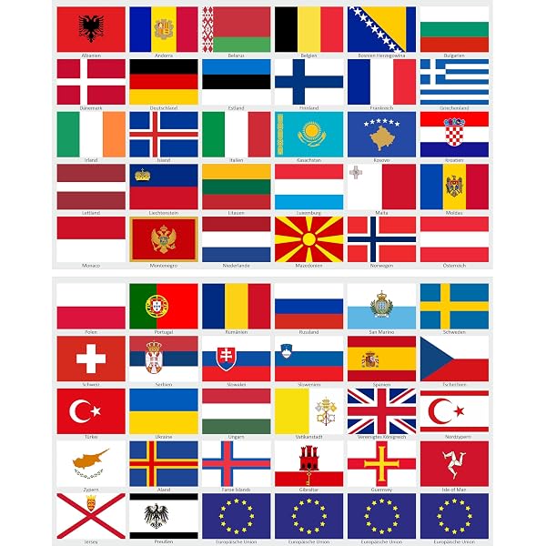 Europa Flaggen Malbuch – Länder & Hauptstädte Lernen Mit Spaß Für Groß & Klein