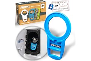 MaJoCompTec® ADBLUESAFE Fuel Cap Fuse, Tank Fuse for AdBlue Fuel Cap Lid, Accessories Box Truck, Camping, Motorhome (Plastic Blue, Fuse Boxer + Jumper + Ducato)