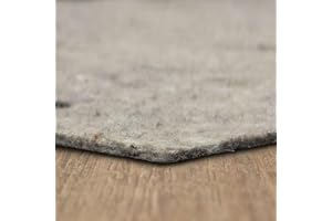 Mohawk Home Carpet Pads, Recycled material: 95% polyester, 5% other fibres, Gray, 1.5 m x 2.1 m