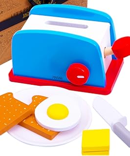 elc wooden toaster set