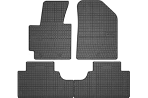 M MOTOS Tappetini in gomma per auto adatto per Kia Soul II 2013-2019 Migliorare il comfort di viaggio con il tappetino antiscivolo per auto- Tappetini per auto per tutte le stagioni, protezione dallo