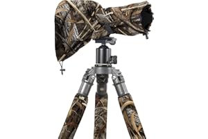 LensCoat Camouflage Camera Lens Rain Water Cover Sleeve Protection Raincoat RS Medium, Realtree Max5 (lcrsmm5)