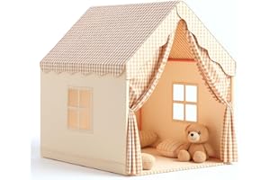 HUUPPHIP Tente de Jeu Enfants,Tente pour Tout pour l'intérieur l'extérieur - Grande Maison de Jouets pour Les Anniversaires de garçons et de Filles, Château de Princesse Tente pour