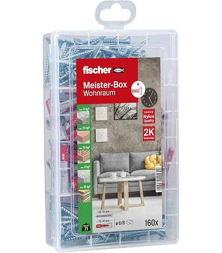 TOX Monteur Multi Assortiment - Pluggen TRI En Barracuda Voor Beton, Massief Steen, Gips