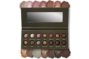 LAURA GELLER BEAUTY The Delectables 14 Multi-Finish Baked Eyeshadows - Long-Lasting Eyeshadows for Everyday (01 Earthy Essentials)