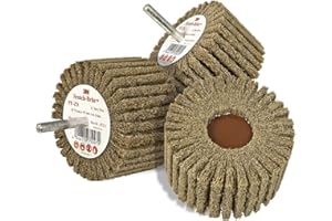 3M Scotch-Brite PF-ZS AMED Schneid-/Polierbürste mit Schaft, 75 x 45 x 6 mm