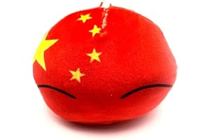 SNS COMPONENTS 10cm Countryballs Country Ball Cute China Chinese Asia Flag Cuddly Meme Ball Toy Gift