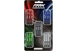 WINMAU - Dart Stems Collection - Dart Shafts Multipack 5 Sets Per Pack (15 in Total) - Professional Darts Accessories and Sizes - Suitable for Steel Tip and Soft tip