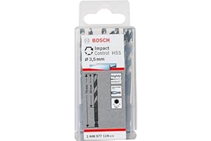 Bosch Accessories 1x Forets Hélicoïdaux Impact Control HSS (pour métal, 3,5 x 39 x 79 mm, Accessoires pour perceuse à percussion)