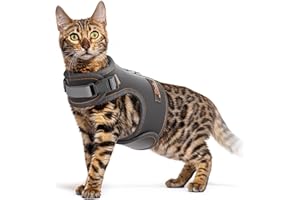 SIMPLYNATURAL NATURAL PET FOOD Pettorina per gatti Simply Natural - Pettorina per gatti media a prova di fuga più resistente e morbidissima con chiusure a velcro per metterla e toglierla facilmente