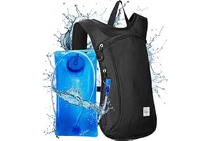 VIBE FESTIVAL GEAR Vibe - Mochila de hidratación de poliéster reciclado, bolsa de 2 litros, para mujeres y hombres