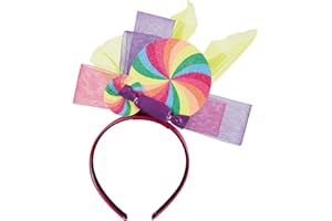 NET TOYS Cerchietto Candy Girl dai Colori Pastello per Adulti - Grazioso Ornamento Femminile per Costumi da Lollipop - Creato apposta per Carnevale & Feste a Tema