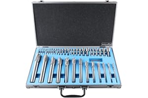 ACCUSIZE INDUSTRIAL TOOLS Accusize - 39 Pcs/Set HSS Interchangeable Pilot Counterbore Set, #500S-A000