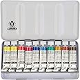 Schmincke - HORADAM® AQUARELL color box, 10 x 15 ml tubes, basic assortment, 74510097, metal box, painting set, finest premium watercolors