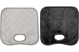 EujRcf 2PCS Baby Car Seat Protectors, Car Seat Protector Potty Training Liner, Waterproof & Absorbent Seat Cover, Universal Fit, for Toddler Potty Training Child Seats for Child Seats(Grey&Black