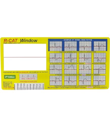 2 STKS ECG 7-staps liniaal, ECG 7-staps liniaal voor ECG/ECG