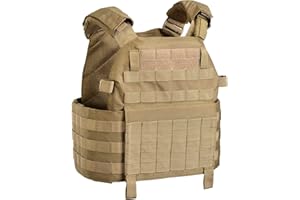 OUTAC Vest Carrier 1000D Poly Gilet TATTICO Softair Molle Militare OT-BAV12 VI OD CT VEGETATO Coyote Verde