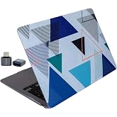 McStorey MacBook Air 13.6 İn&ccedil; Geometrik Desenli Kılıf A2681 A3113 A3240 A3449 M2 M3 M4 M5 Uyumlu İnce Sert Kapak Hard Case La