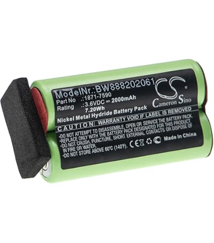 Batterie Pour Tondeuse Moser Wella Academy ChromStyle - 2000mAh, 3,6V NiMH, Neuf