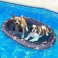 Dog Float for Pool - Inflatable Pool Floats for Small Dog Puppies Up to 45lb, Scratch Resistant and Durable, Easy Set Up for Lake River Pool
