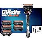 Gillette ProGlide RASOIO UOMO, Rasoio a Mano Libera, 6 LAMETTE DA BARBA da 5 Lame, Rasatura Confortevole, Manico Ergonomico c