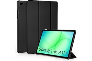 EasyAcc Custodia Cover Compatibile con Samsung Galaxy Tab A11+ / A11 Plus 11 Pollici 2025 SM-X236B/SM-X230 Tablet, Nero