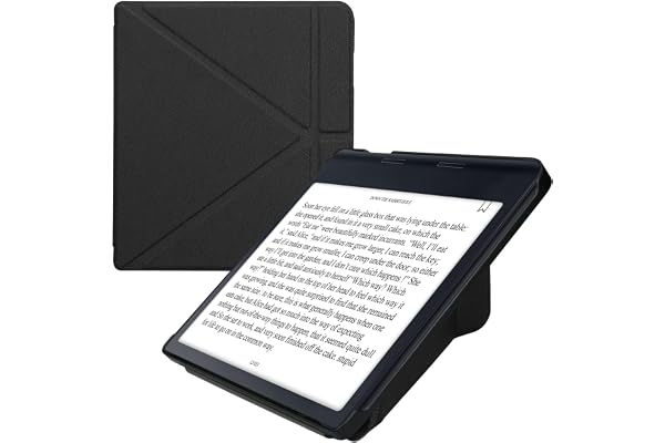 kwmobile Skyddsfodral för Kobo Sage – Konstläderfodral – eReader fodral med auto sleep-funktion – Ställbart omslag –