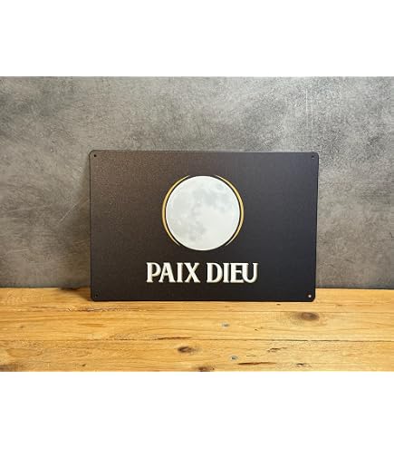Plaque Décorative Supporteur De L'Olympique De Marseille (OM) - En Métal Blanc