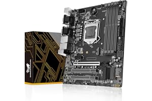 SHANGZHAOYUAN H97M PRO Motherboard Micro-ATX LGA 1150 Motherboard with SATA3.0, USB3.0, NVME M.2, PCIE 3.0, 4*DDR3 Non-ECC, support 4th/5th gen Intel Core i3 i5 i7/Pentium/Xeon Processor