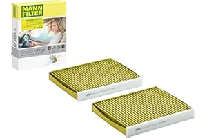 ‎MANN-FILTER MANN-FILTER FP 2533-2 Innenraumfilter – FreciousPlus Biofunktionaler Pollenfilter (2er Set) – Für PKW