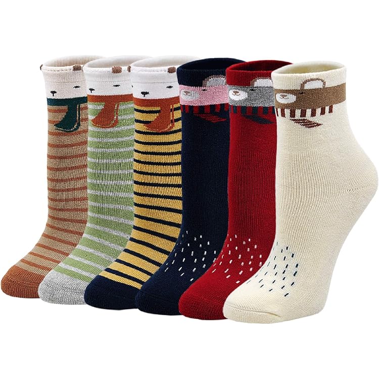 4 Paires Chaussettes Randonnée Enfants Laine Mérinos Chaussettes Chaudes Épaisses Hiver – Anti-Ampoules, Respirantes Pour Garçons & Filles 1-15 Ans