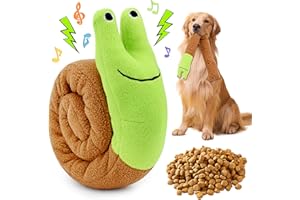 PBMLGO Squeaky Dog Puzzle Toys Interactive Dog Toys for Boredom, Snuffle Toys for IQ Foraging Instinct Training, Dog Enrichment Toy Plush Teething Toys for Training Slow Feeding and Reduce Stress
