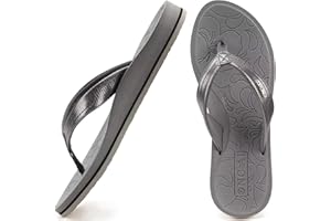 ONCAI Flip Flops Womens Yoga Mat Comfortable Beach Platform Sandals With Arch Support