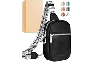 Vantamo Crossbody Bags for Women: RFID Blocking Vegan Leather Sling Bag with Anti-Pickpocket Clip - Trendy & Compact, Secure Style for Everyday Use with Peace of Mind Promise -3 Sizes, 6 Colors