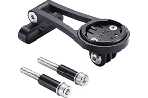 wilesev Adjustable，Bicycle Computer Combo Out Front Mount for Wahoo Elemnt,Wahoo Elemnt Bolt,Wahoo Elemnt Mini,with Gopro and Bike Light Adapter
