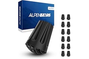 ‎ALPEN BEARS Alpen Bears Wanderstöcke Aufsätze [14 Stück] Profi Wanderstock Aufsatz Set für alle gängigen Wanderstöcke & Nordic-Walking Stöcke - Gummipuffer Pads für Trekkingstöcke - Asphalt - Kies & Gebirge