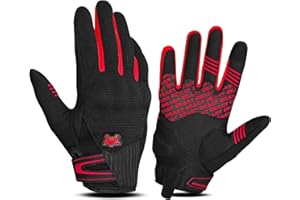 BEAST RAGE Summer Motorcycle Gloves–Breathable Touchscreen Riding Gloves for Men Women, Lightweight Off-Road Racing Gloves with Finger Guards,Non-Slip Grip